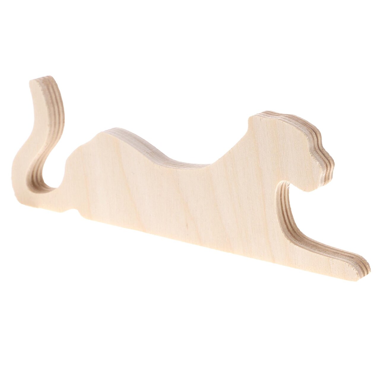 Good Wood By Leisure Arts Shape Cheetah 6"X 2 1/2"X 1/2", Wooden Shapes, Wood Shapes, Wooden Shapes Wall Decor, Large Small Shapes For Crafts